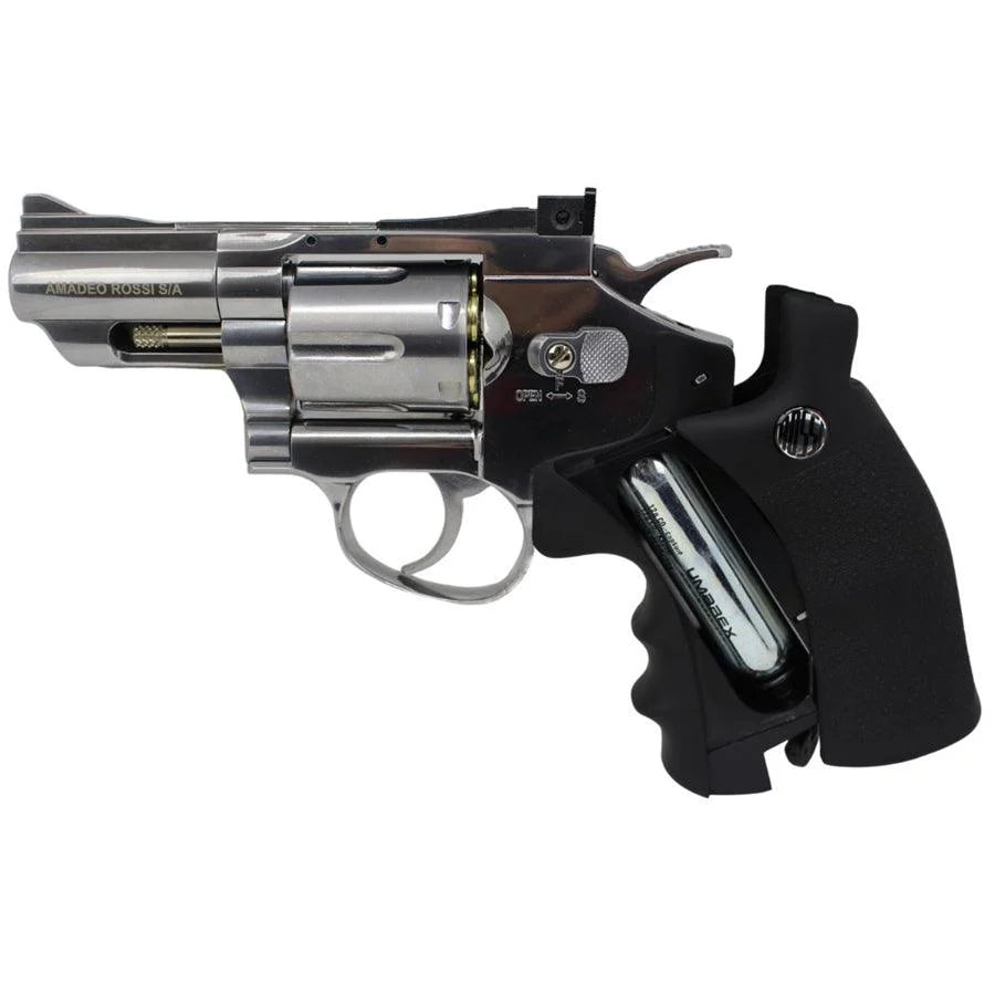 Revólver Pressão M701 Co2 Preto Full Metal 4.5mm Completo - Image 3