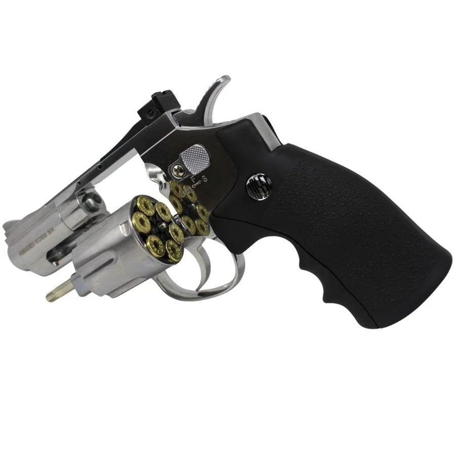 Revólver Pressão M701 Co2 Preto Full Metal 4.5mm Completo - Image 2